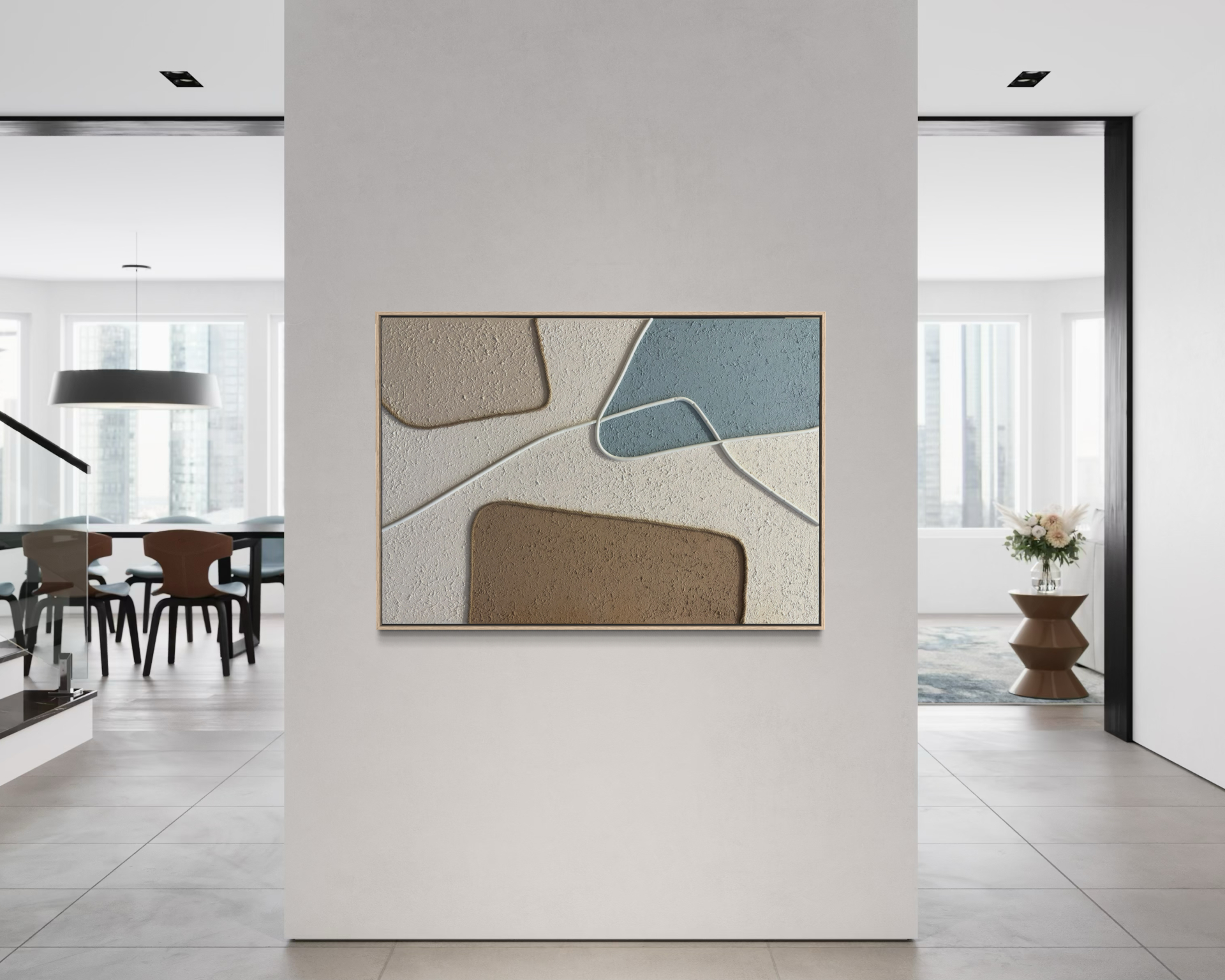 Absztrakt struktúr kép-70x90cm-minimal,modern 03